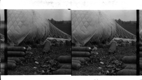 Process of Inflating a Balloon with Hydrogen Gas at the Geo. Washington Air Port, near Wash., D.C