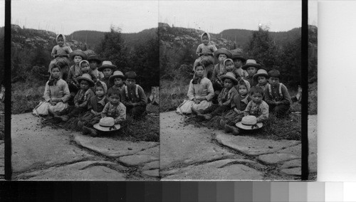 Indian Children - Port Caldwell, Ontario, Canada