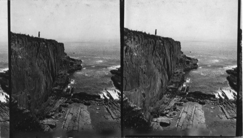 Sea Wall, Bald Head Cliff From above, Me