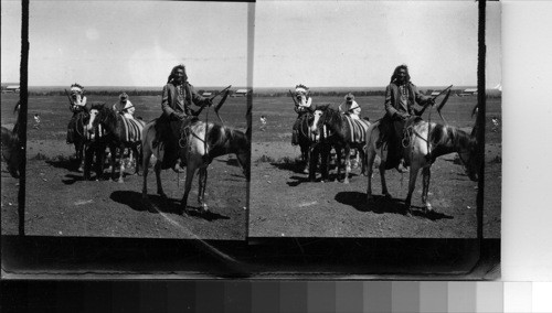 Bill Jones telling the Indians of some of his experiences. Fort Belknap Reservation, Mont., July 1906