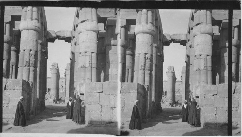 Columns of Hypostyle Hall, Temple of Luxor, Egypt
