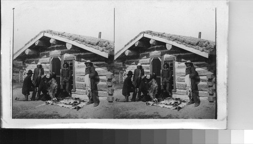 Trading with the Indians at the Home Ranch, N. Dakota