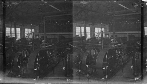 Electric Station with Westinghouse Switchboard in background, Ship Building Co., Port Arthur, Ont