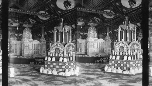 Interior of Iowa Building, World's Columbian Exposition