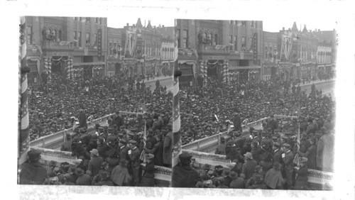 President Roosevelt speaking at Sioux Falls. South Dakota