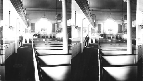 Interior of Christ Church where Washington worshiped. Alexandria. VA