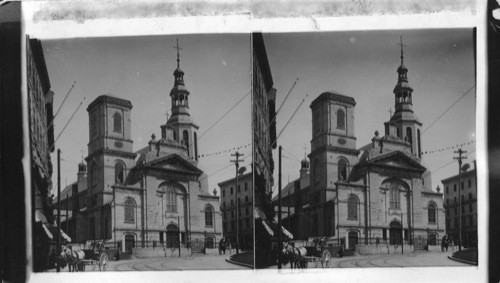 The Basilica, Quebec's historic cathedral in the upper town, guardian of famous relics. Quebec. Canada