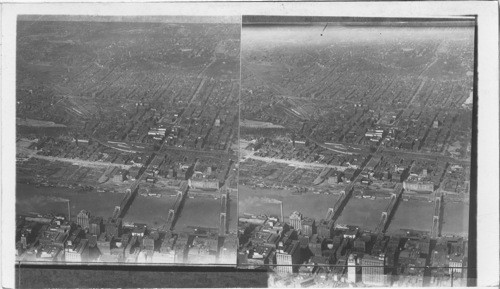 Airplane View of Pittsburgh, Pa