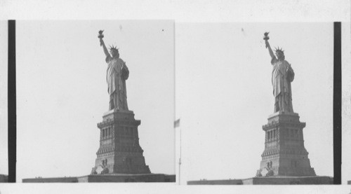 Statue of Liberty in N.Y. Harbor, N.Y. City