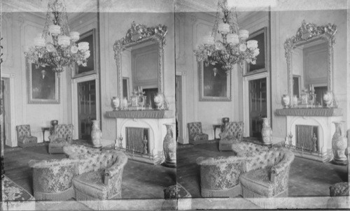 The Exquisitely Decorated Green Room, one of the Executive Reception Rooms, White House, Washington D.C