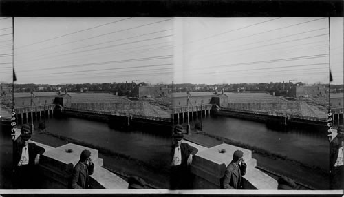 Great Dam of the Connecticut River, Furnishing Power for the Mills of Holyoke, Mass