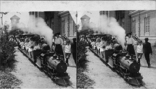 Miniature Train. Jamestown Exposition. Virginia