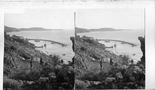 Harbor of Assos, from road below the hilltop town. Bibical Asia Minor