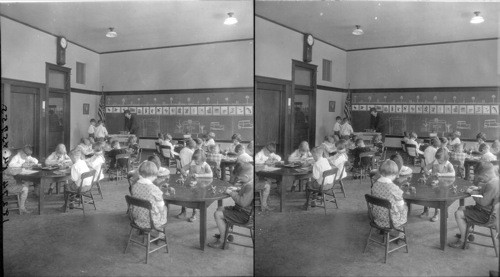 First Grade at work, School, Chicago