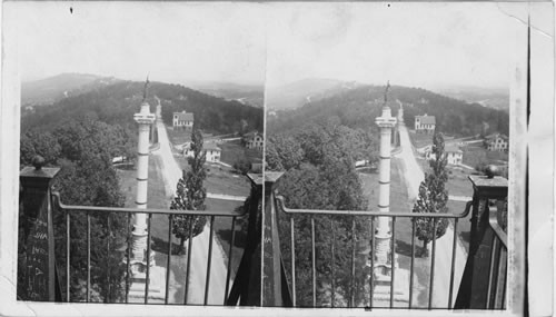 Looking NE over the summit of Missionary Ridge, Georgia