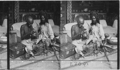 A Hindu Goldsmith Bombay India