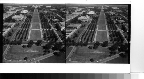 Looking East from the Washington Monument toward the Capitol--Washington D.C