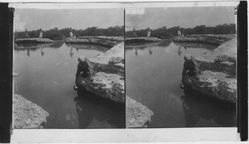 Great Reservoir Built by Hiram King of Tyre, Phoenicia, Palestine