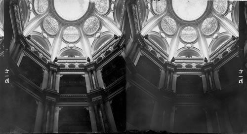 Inside the Great dome of the New Post Office Bldg., Chicago