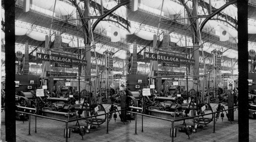 Exhibit of Mining Tools, Mining Building, World's Columbian Exposition