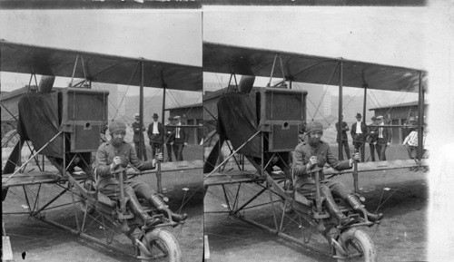 Ruth Law, Renowned Aviatrix, Grant Park, Chicago. Mrs. Chas. Oliver