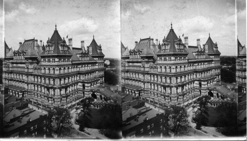 North to N.Y. State Capitol at Albany, N.Y. from 10th floor of N.Y. Telephone Co. Bldg