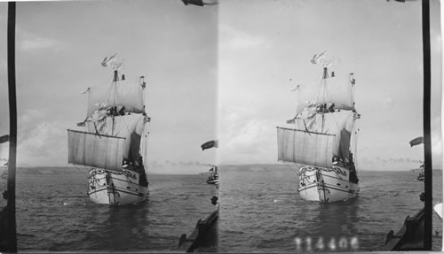 The "Don de Dieu", Champlain's Ship of Discovery. Quebec. Canada