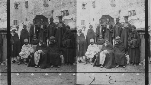 Abyssinian Pilgrims at Jerusalem Palestine