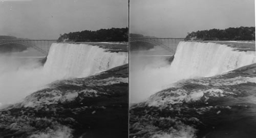 American Falls from Luna Island, Niagara, U.S.A