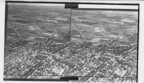 Airplane View of Mercer, Pa