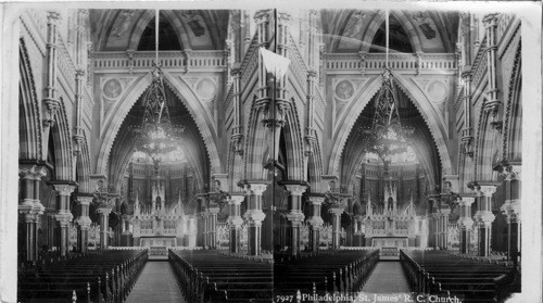 St. James R.C. Church. Interior. Philadelphia, Penna