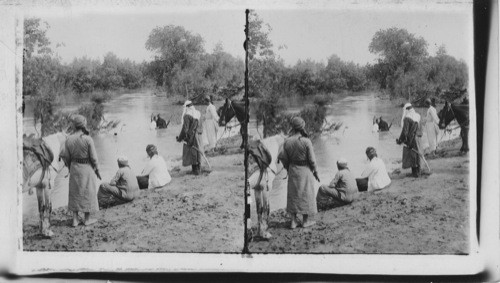 Baptizing in the Jordan