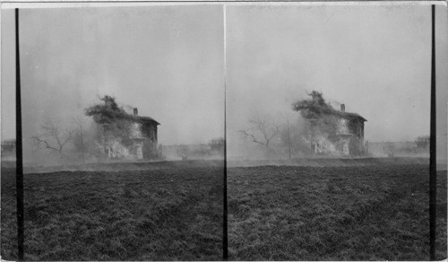 Fire, - House and Barn, West of Union City, Pa