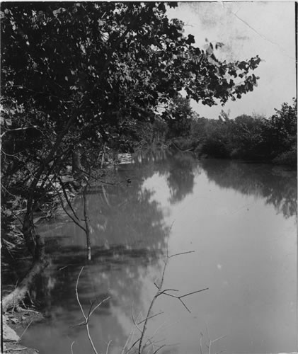 Chickamanga Creek connected with history in the Battle of Chickamanga. Georgia