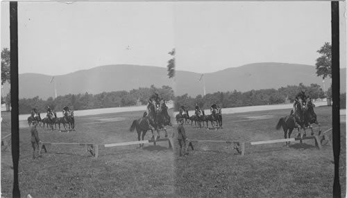 Cavalry Drill at West Point. N. Y