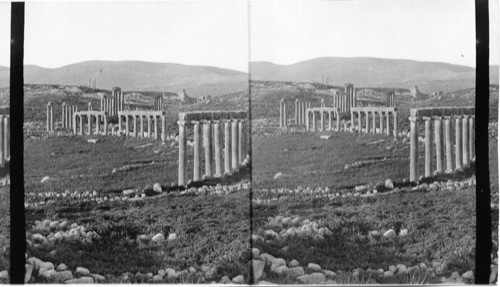 North thru Forum. Jerash, Palestine