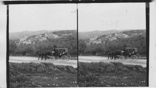 Kirjeath- jearin, from the Jaffa - Jerusalem Road - Palestine