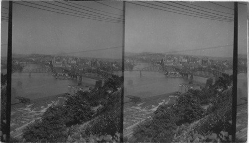 Junction of the Allegheny and Monongahela Rivers, Pittsburgh, Penna