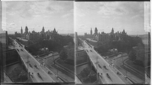 Entire Group of Parliament Buildings. Ottawa. Canada