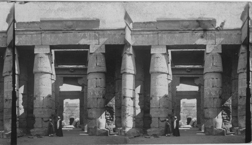 Interior Temple of Kohns. Egypt. Karnak