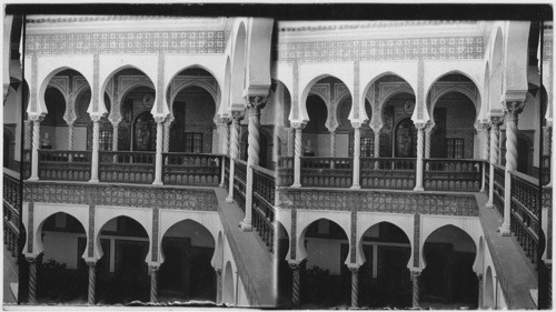A Court in a Palace - Algiers, Algeria