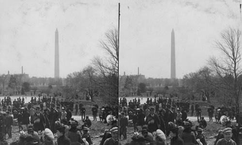 Easter Morning Egg Rolling on the White House Lawn