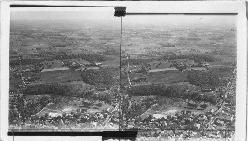 Airplane View of Grove City, Pa