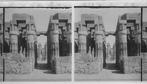 The Colonnaded Vestibule, Temple of Luxor, Luxor, Egypt