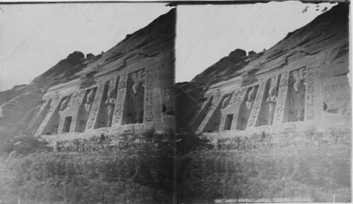 Aboo Simbel: The Small Temple Facade, Egypt