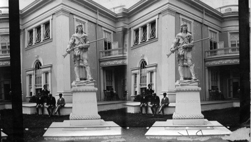 Statue of Daniel Boone, Kentucky Bldg., Columbian Exposition