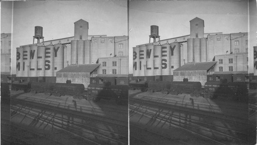 A Fort Worth Flour Mill, "Bewley Mills," Texas. The Bewley Flour Mills, Fort Worth, Texas