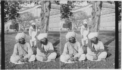 Tivo Kabulese men on the Maiden Calcutta, India