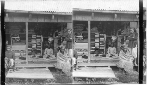 Punjabi Dry Goods store. Darjeeling. India