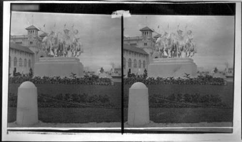 "Cowboys Shooting up the Town", St. Louis Fair. World's Fair - St. Louis, Mo